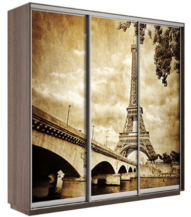 Шкаф Экспресс 2100х600х2200, Париж/шимо темный в Магадане - изображение