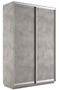 Шкаф 2-дверный Экспресс (ДСП) 1200х450х2400, бетон в Магадане - предосмотр