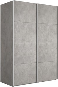 Шкаф 2-х дверный Эста (ДСП/ДСП) 1600x660x2200, бетон в Магадане