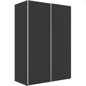 Шкаф двухдверный Эста (ДСП/ДСП) 1600x660x2200, серый диамант в Магадане - предосмотр
