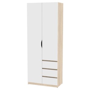 Шкаф 2-дверный Мальта H188, ДСС-Белый в Магадане