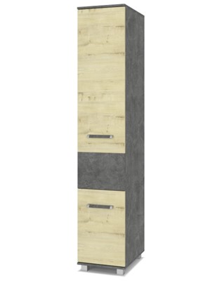 Шкаф В-12, Камень темный/Ирландский дуб в Магадане - изображение