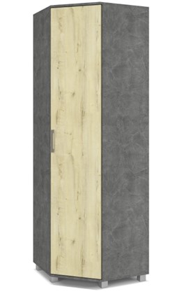 Угловой шкаф К-57, Камень темный/Ирландский дуб в Магадане - изображение