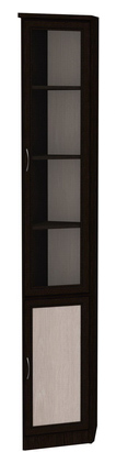 Шкаф распашной 208 правосторонний, цвет Венге в Магадане - изображение