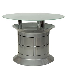 Стеклянный стол Benito gray в Магадане - предосмотр 1