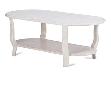 Овальный столик двухярусный ЖС-000, 120х70, (покраска 2 тип) в Магадане - предосмотр