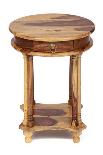 Стол кофейный Бомбей - 1149  палисандр, 45*45*60, натуральный (natural) арт.10049 в Магадане - изображение 2