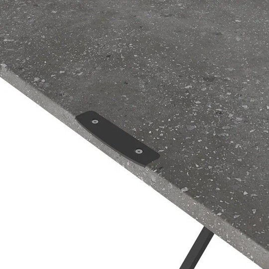Стол-трансформер журнальный АНДРЭ Loft (терраццо черный) в Магадане - изображение 4