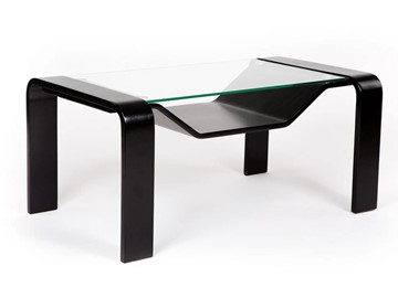 Стеклянный столик Гурон 1 (венге структура) в Магадане - предосмотр