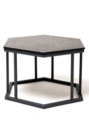 Интерьерный стол Женева  цвет серый гранит Артикул: RC658-50-50-4sis в Магадане - изображение