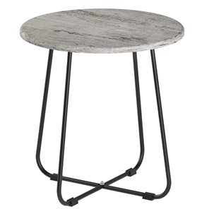 Журнальный столик Мебелик BeautyStyle-14 (серый шпат/черный) в Магадане