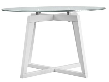 Стеклянный столик Рилле-445 (белый) в Магадане - предосмотр 1