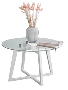 Стеклянный столик Рилле-445 (белый) в Магадане - предосмотр 3