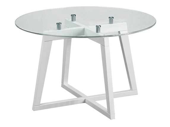 Стеклянный столик Рилле-445 (белый) в Магадане - изображение
