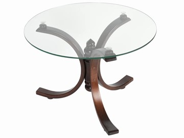 Стеклянный столик Лорд (темно-коричневый) в Магадане - предосмотр 1