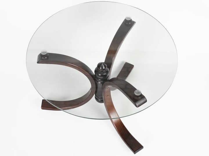 Стеклянный столик Лорд (темно-коричневый) в Магадане - изображение 3