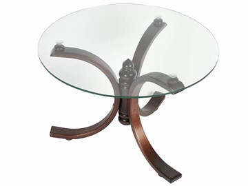 Стеклянный столик Лорд (темно-коричневый) в Магадане - предосмотр