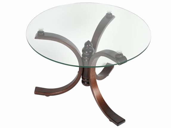 Стеклянный столик Лорд (темно-коричневый) в Магадане - изображение