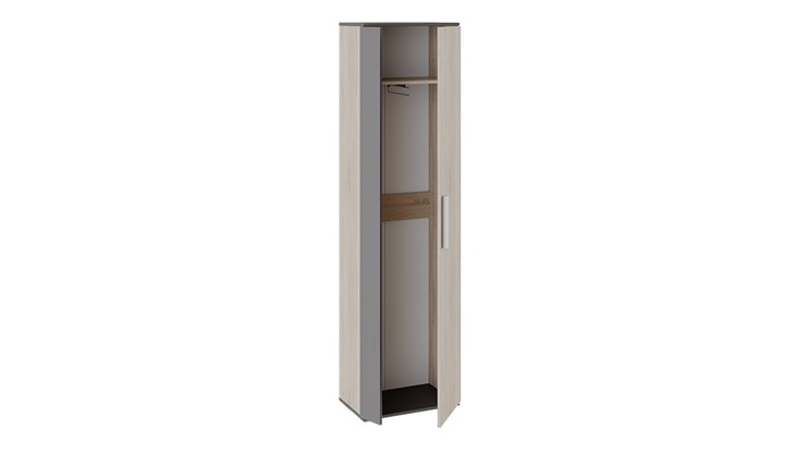 Шкаф двухстворчатый Нуар (Фон серый/Дуб сонома) в Магадане - изображение 1
