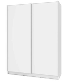 Шкаф 2-х створчатый Браун Б671, Белый в Магадане