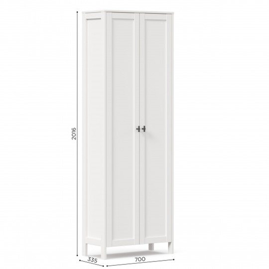 Шкаф для прихожей Бланко ЛД 137.020.000 (Белый) в Магадане - изображение 2