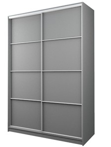 Шкаф 2-х створчатый MAX МШ-23-6-16-11, Профиль Белый/Цвет Серый в Магадане