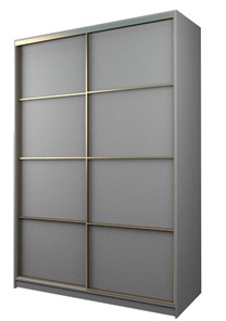 Шкаф 2-х дверный MAX МШ-23-6-16-11, Профиль Золото/Цвет Серый в Магадане - предосмотр