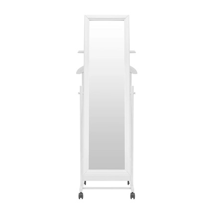 Вешалка напольная с зеркалом Leset Сиэтл (Белый) в Магадане - изображение