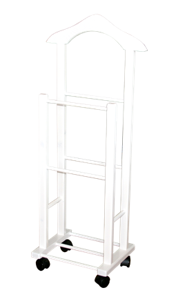 Вешалка для одежды напольная 46х30х109ю,Полиуретан белый в Магадане - изображение