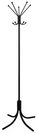 Вешалка напольная КР-10Л, цвет черный в Магадане - изображение