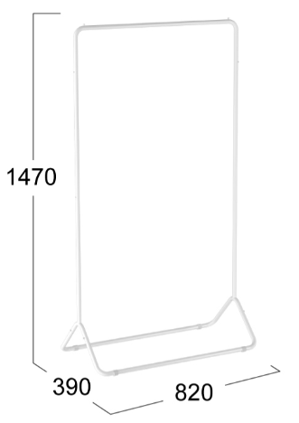 Вешалка для одежды Радуга 3-ВНП 391 Белый в Магадане - изображение 1