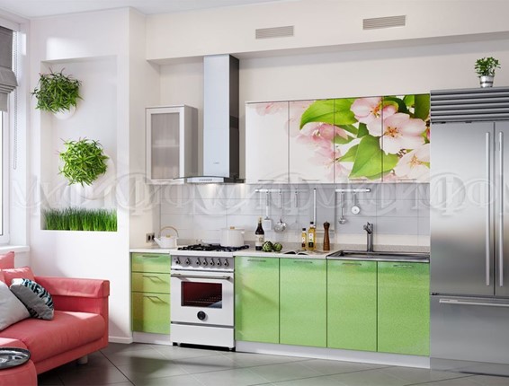 Кухня фотопечать Яблоневый цвет 1,6 в Магадане - изображение