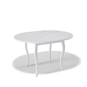 Раздвижной стол Kenner 1000С (Крем/Стекло крем глянец) в Магадане - предосмотр 1