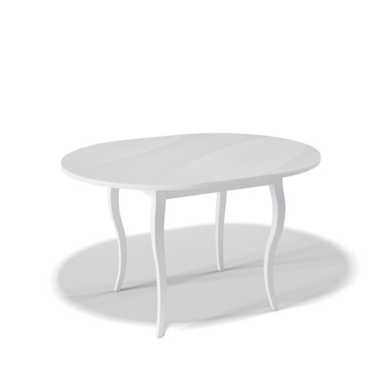 Раздвижной стол Kenner 1000С (Крем/Стекло крем глянец) в Магадане - изображение 1