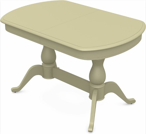 Кухонный стол раскладной Фабрицио-2 исп. Мыло 1600, Тон 10 (Морилка/Эмаль) в Магадане - изображение