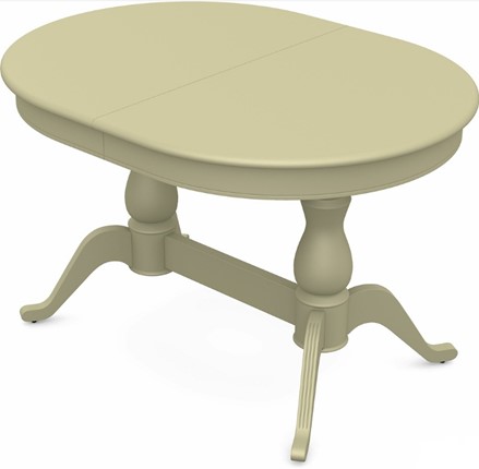 Раздвижной стол Фабрицио-2 исп. Овал 1200, Тон 10 (Морилка/Эмаль) в Магадане - изображение