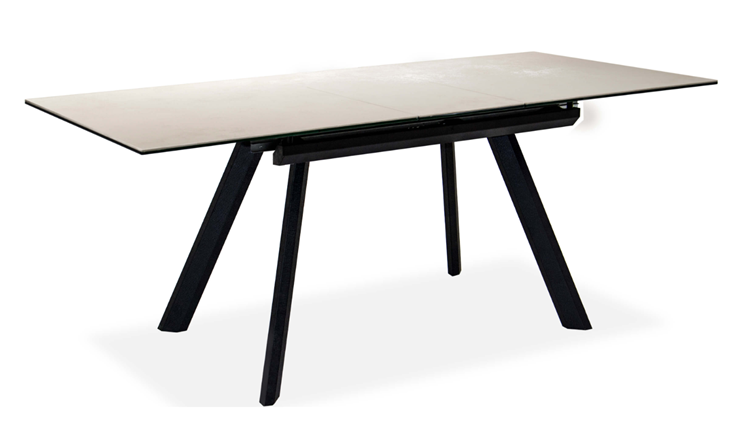 Обеденный раздвижной стол Бордо 2CQ 160х90 (Oxide Avorio/Графит) в Магадане - изображение 1