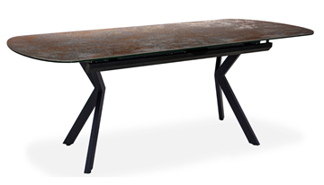 Обеденный раздвижной стол Шамони 3CX 180х95 (Oxide Nero/Графит) в Магадане - предосмотр 1