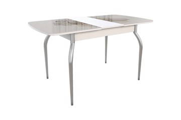 Раздвижной стол Танго, белый/геометрия в Магадане - предосмотр 1