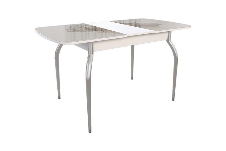 Раздвижной стол Танго, белый/геометрия в Магадане - изображение 1