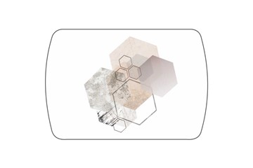 Раздвижной стол Танго, белый/геометрия в Магадане - предосмотр 3