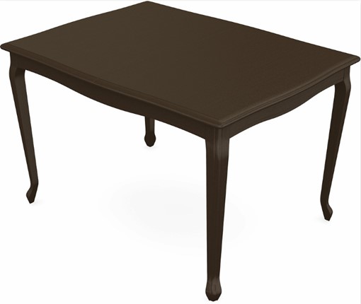 Кухонный раскладной стол Кабриоль 1400х800, тон 7 (Морилка/Эмаль) в Магадане - изображение