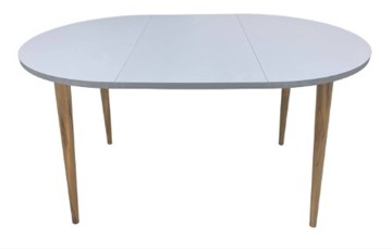 Кухонный раздвижной круглый стол Серый камень 90*90 см ЛДСП в Магадане - предосмотр 9