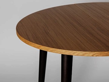 Кухонный стол круглый Шпон Дуба д. 100 см МДФ в Магадане - предосмотр 3