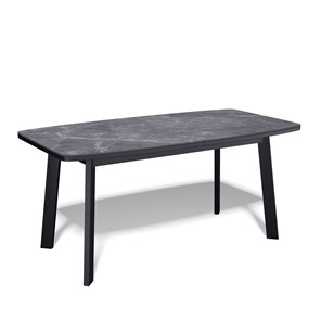 Кухонный стол раздвижной AA1400 (черный/керамика мрамор) в Магадане - предосмотр