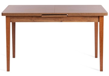 Кухонный стол раскладной AISHA (mod. 1151) ЛДСП+меламин/дерево граб, 130+35х80х75, walnut (орех) в Магадане - предосмотр 2