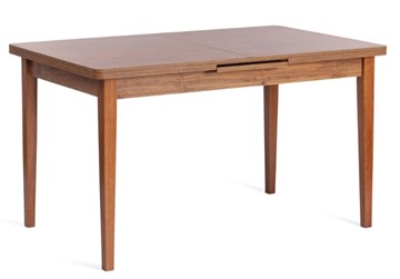Кухонный стол раскладной AISHA (mod. 1151) ЛДСП+меламин/дерево граб, 130+35х80х75, walnut (орех) в Магадане - предосмотр 3