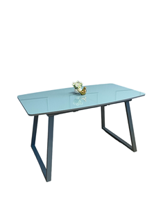 Кухонный стол раздвижной AZ1400 (серый/стекло серое глянец) в Магадане - предосмотр