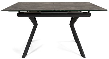 Кухонный стол раскладной Бордо 1CX 140х85 (Oxide Nero/Графит) в Магадане - предосмотр 1