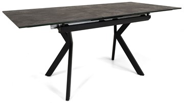 Кухонный стол раскладной Бордо 1CX 140х85 (Oxide Nero/Графит) в Магадане - предосмотр 2